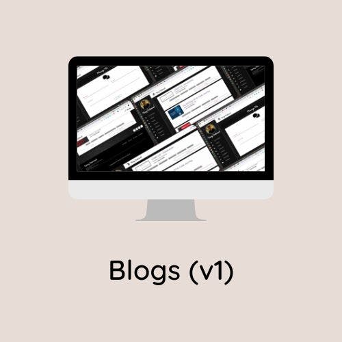 Blogs v1